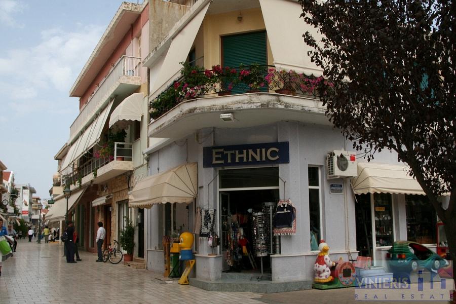 Corner shops in Kampanas Square Argostoli, Kefalonia Vinieris Real Estate