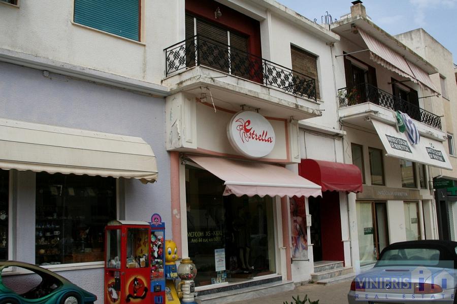 Corner shops in Kampanas Square Argostoli, Kefalonia Vinieris Real Estate