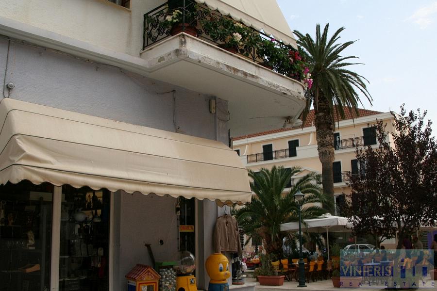 Corner shops in Kampanas Square Argostoli, Kefalonia Vinieris Real Estate